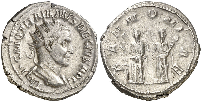 (250-251 d.C.). Trajano Decio. Antoniniano. (Spink 9378) (S. 86) (RIC. 21b). 4,7...