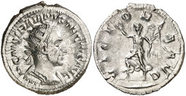 (250 d.C.). Trajano Decio. Antoniniano. (Spink 9387) (S. 113a) (RIC. 29c). 3,98 g. EBC-.