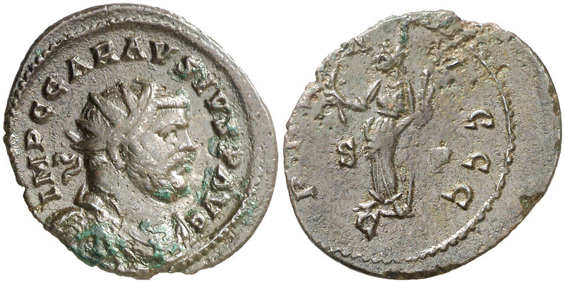 (292-293 d.C.). Carausio. Antoninano. (Spink 13666) (Co. 238) (RIC. 493). 3,34 g...