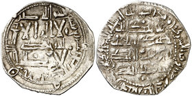 AH 224. Emirato Independiente. Abderrahman II. Al Andalus. Dirhem. (V. 170) (Fro. 2). 2,38 g. MBC.