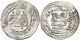 AH 331. Califato. Abderrahman III. Al Andalus. Dirhem. (V. 397) (Fro. 8). 2,84 g. MBC+.