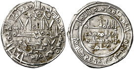 AH 392. Califato. Hixem II. Al Andalus. Dirhem. (V. 569) (Fro. 123). 2,77 g. EBC-.