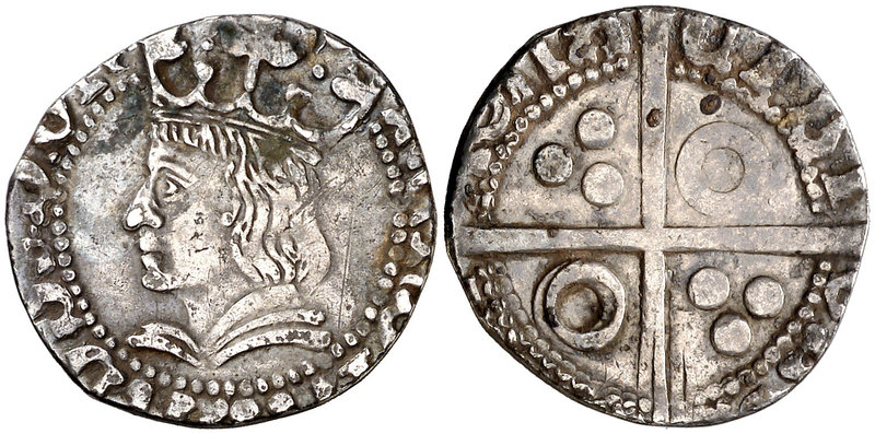 Ferran II (1479-1516). Barcelona. Croat. (Cru.V.S. 1137 falta var) (Badia falta)...