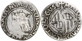 Ferran II (1479-1516). Mallorca. Ral. (Cru.V.S. 1182 var) (Cru.C.G. 3096 var). 2,23 g. BC/BC+.