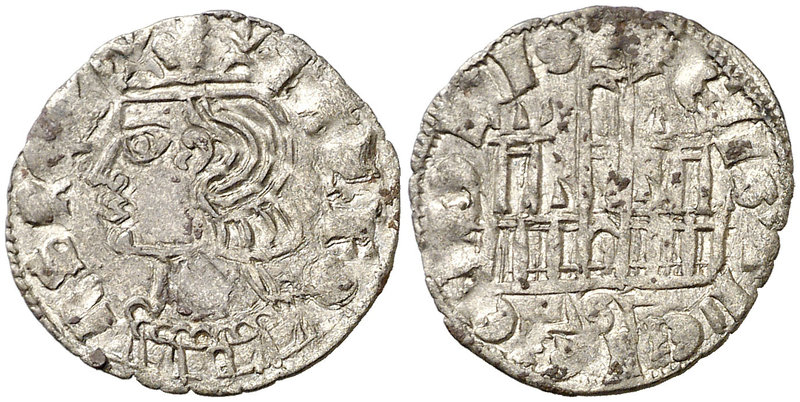 Alfonso XI (1312-1350). Sevilla. Cornado. (AB. 340.4). 0,77 g. MBC.