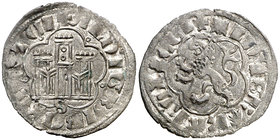Alfonso XI (1312-1350). Sevilla. Dinero. (AB. 353). 0,70 g. MBC+.