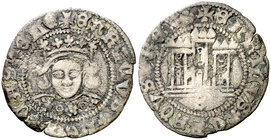Enrique IV (1454-1474). Sevilla. 1/2 cuartillo. (AB. 780). 1,55 g. MBC-.