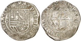 s/d. Felipe II. México. O. 4 reales. (Cal. 335). 13,07 g. Rayas. (BC+).