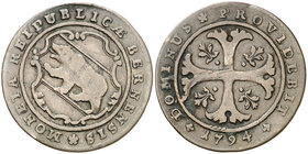 1794. Suiza. Berna. 1/2 batzen. (Kr. 91). 1,77 g. Vellón. MBC.