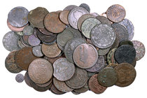 Lote de 125 cobres españoles. A examinar. MC/BC+.