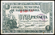 Sadurní d'Anoia. 1 peseta. (T. 2578). MBC-.