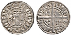 Altdeutsche Münzen und Medaillen 
 Aachen, königliche Münzstätte 
 Ludwig IV. 1314-1347 
 Sterling o.J. Gekrönte Büste von vorn / Langkreuz, in den...