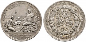 Altdeutsche Münzen und Medaillen 
 Altdorf, Universität 
 Silbermedaille 1697 von G. Hautsch, auf die Erweiterung der Privilegien auf die theologisc...