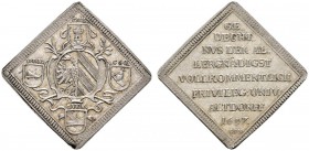 Altdeutsche Münzen und Medaillen 
 Altdorf, Universität 
 Silberne Medaillenklippe 1697 mit Münzmeisterzeichen P.G. Nürnberger, auf den gleichen Anl...