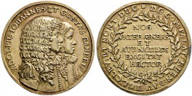 Altdeutsche Münzen und Medaillen 
 Altdorf, Universität 
 Altvergoldete Silbermedaille o.J. (1676) unsigniert, auf die Immatrikulation und den Besuc...