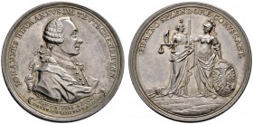 Altdeutsche Münzen und Medaillen 
 Altdorf, Universität 
 Silbermedaille 1760 von J.L. Oexlein, auf den Tod von Johann Heumann von Teutschenbrunn. D...