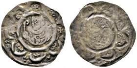 Altdeutsche Münzen und Medaillen 
 Augsburg, Bistum 
 Hartwig I. von Lierheim 1167-1184 
 Dünnpfennig. Brustbild von vorn mit Mitra, Krummstab und ...