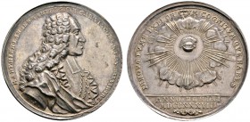 Altdeutsche Münzen und Medaillen 
 Augsburg, Stadt 
 Silbermedaille 1738 von Chr. Börer, auf die Wahl des Martin Hieronymus Langenmantel zum Stadt­p...