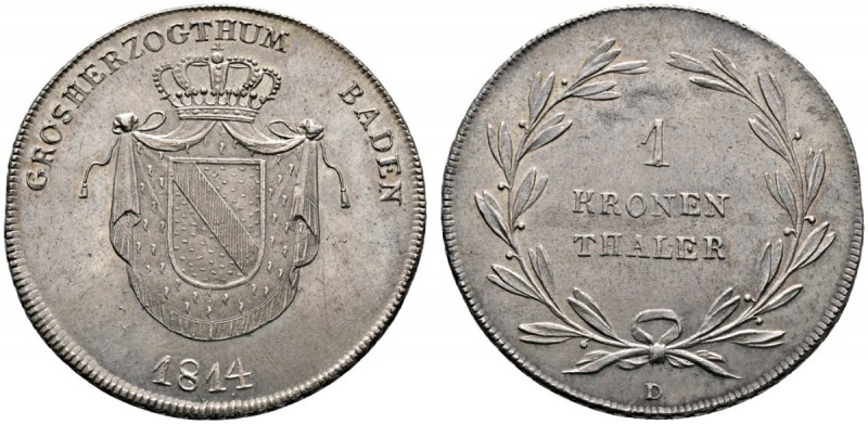 Altdeutsche Münzen und Medaillen 
 Baden-Durlach 
 Karl Ludwig Friedrich 1811-...