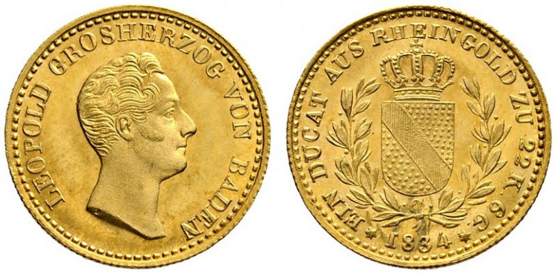 Altdeutsche Münzen und Medaillen 
 Baden-Durlach 
 Leopold 1830-1852 
 Rheing...