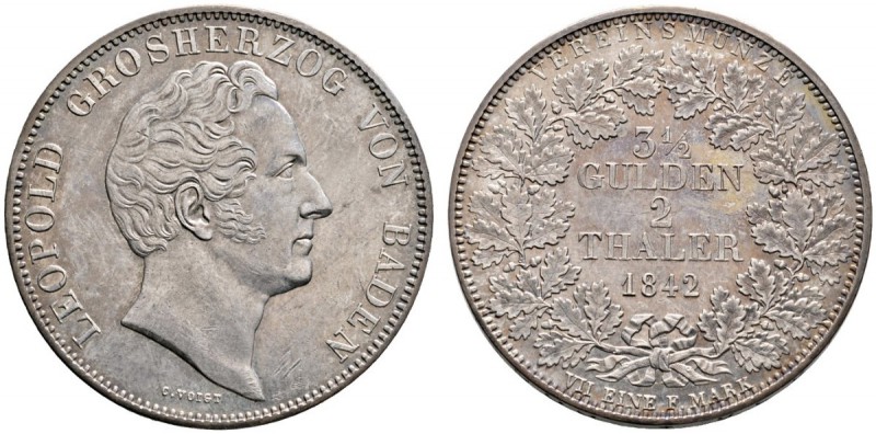 Altdeutsche Münzen und Medaillen 
 Baden-Durlach 
 Leopold 1830-1852 
 Doppel...