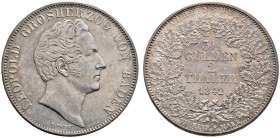 Altdeutsche Münzen und Medaillen 
 Baden-Durlach 
 Leopold 1830-1852 
 Doppelter Vereinstaler 1842. AKS 88, J. 57, Thun 24, Kahnt 29.
 feine Patin...