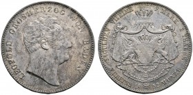 Altdeutsche Münzen und Medaillen 
 Baden-Durlach 
 Leopold 1830-1852 
 Doppelter Vereinstaler 1852. AKS 89, J. 64, Thun 26, Kahnt 32.
 feine Patin...