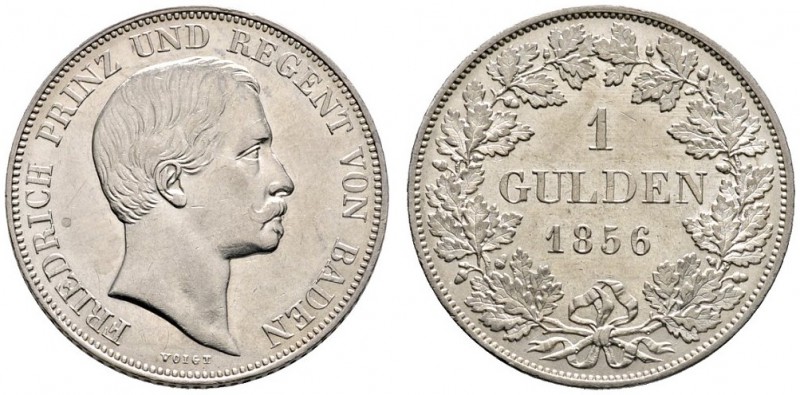 Altdeutsche Münzen und Medaillen 
 Baden-Durlach 
 Friedrich I. 1852-1907 
 G...