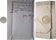 Altdeutsche Münzen und Medaillen 
 Bamberg, Bistum 
 Johann Georg II. Fuchs von Dornheim 1623-1633 
 2-tlg.-Set, bestehend aus: Einseitiger Pfennig...
