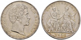 Altdeutsche Münzen und Medaillen 
 Bayern 
 Ludwig I. 1825-1848 
 Geschichtsdoppeltaler 1846. Ludwigskanal. AKS 109, J. 77, Thun 86, Kahnt 113.
 f...