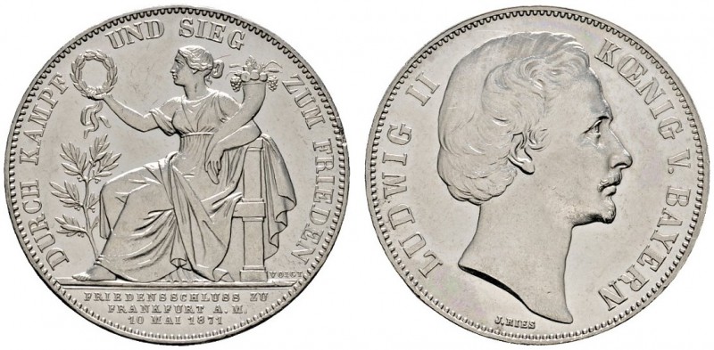 Altdeutsche Münzen und Medaillen 
 Bayern 
 Ludwig II. 1864-1886 
 Siegestale...