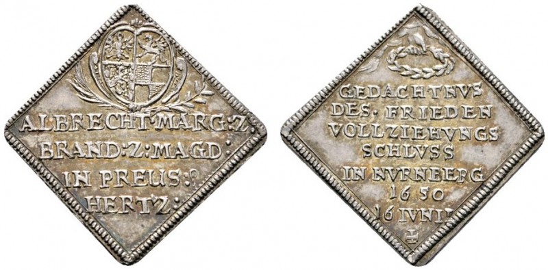 Altdeutsche Münzen und Medaillen 
 Brandenburg-Ansbach 
 Albrecht 1639-1667 
...