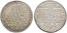 Altdeutsche Münzen und Medaillen 
 Brandenburg-Bayreuth 
 Friedrich 1735-1763 
 Konventionstaler 1763 -Bayreuth-. Auf seinen Tod. Brustbild im Harn...