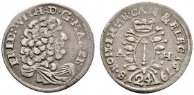 Altdeutsche Münzen und Medaillen 
 Brandenburg-Preußen 
 Friedrich Wilhelm 1640-1688 
 Groschen 1679 -Minden-. v.Schr. 1386, Neumann 11.84.
 selte...