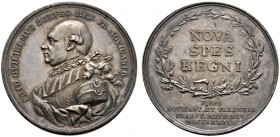 Altdeutsche Münzen und Medaillen 
 Brandenburg-Preußen 
 Friedrich Wilhelm II. 1786-1797 
 Silbermedaille 1786 von D. Loos, auf die Huldigung des F...