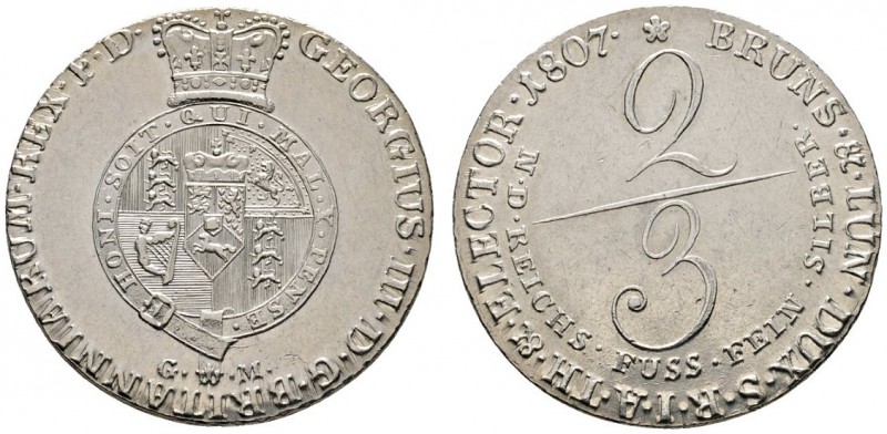 Altdeutsche Münzen und Medaillen 
 Braunschweig-Calenberg-Hannover 
 Georg III...