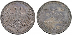 Altdeutsche Münzen und Medaillen 
 Frankfurt, Stadt 
 Doppelgulden 1848. Erzherzog Johann von Österreich. AKS 39, J. 46, Thun 135, Kahnt 176.
 herr...