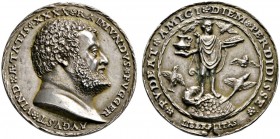 Altdeutsche Münzen und Medaillen 
 Fugger, Grafschaft 
 Raimund I. *1489, †1535 
 Silbermedaille o.J. (1529) von M. Gebel. Brustbild des Grafen nac...
