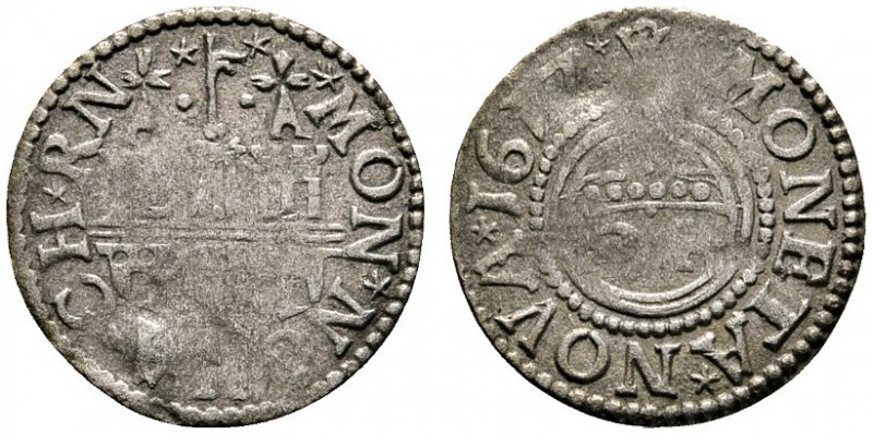 Altdeutsche Münzen und Medaillen 
 Hameln, Stadt 
 Groschen 1617. Wohl ein ita...