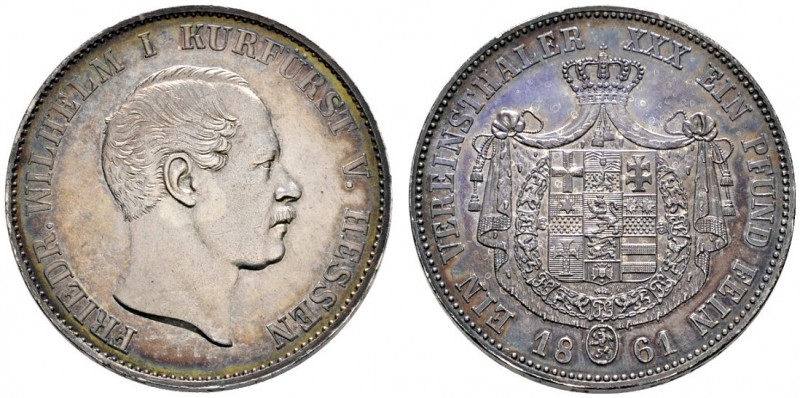 Altdeutsche Münzen und Medaillen 
 Hessen-Kassel 
 Friedrich Wilhelm I. 1847-1...