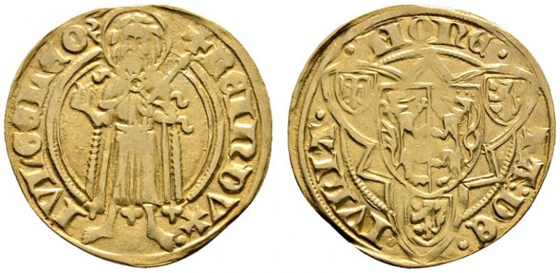 Altdeutsche Münzen und Medaillen 
 Jülich 
 Reinald IV. 1402-1423 
 Goldgulde...