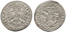 Altdeutsche Münzen und Medaillen 
 Kempten, Stadt 
 Batzen o.J. (1510-1520). Mit Titulatur Erzherzog Karl. Bernhart 313, Nau 26, Haertle 469, Schult...