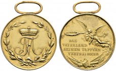 Altdeutsche Münzen und Medaillen 
 Köln, Kurfürstentum 
 Tragbare, goldene Tapferkeitsmedaille o.J. (1795/99) von Lindenschmid. Gekröntes Monogramm ...