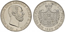 Altdeutsche Münzen und Medaillen 
 Lippe-Detmold 
 Paul Friedrich Emil Leopold 1851-1875 
 Vereinstaler 1860 A. AKS 16, J. 16, Thun 213, Kahnt 283....