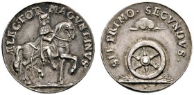 Altdeutsche Münzen und Medaillen 
 Mainz, Erzbistum 
 Anselm Franz von Ingelheim 1679-1695 
 Silberne Miniaturmedaille o.J. (1690) unsigniert, auf ...