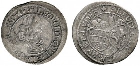 Altdeutsche Münzen und Medaillen 
 Murbach und Lüders, Abtei 
 Erzherzog Leopold Wilhelm von Österreich 1626-1662 
 Kreuzer o.J. -Guebwiller-. Brus...