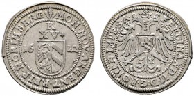 Altdeutsche Münzen und Medaillen 
 Nürnberg, Stadt 
 Kipper-15 Kreuzer (guthaltig) 1622. Mmz. Drei Ähren. Mit Titulatur Kaiser Ferdinand II. Ke. 189...