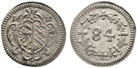 Altdeutsche Münzen und Medaillen 
 Nürnberg, Stadt 
 Kipper-Dreier (guthaltige Silberprägung) 1621. Ähnlich wie vorher, jedoch mit dem Münzmeister­z...