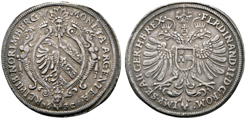 Altdeutsche Münzen und Medaillen 
 Nürnberg, Stadt 
 Taler, sogen. Basiliskent...