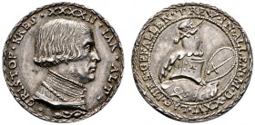 Altdeutsche Münzen und Medaillen 
 Nürnberg, Stadt 
 Kleine Silbermedaille 1526 von M. Gebel, auf den Patrizier Christoph Kress von Kressenstein. De...